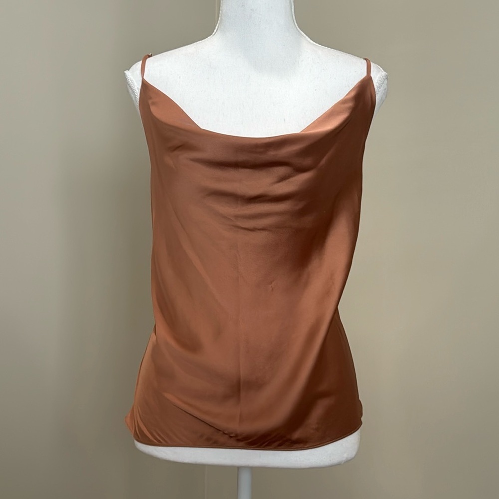 International Concepts Satin Cinnamon Colored Camisole​